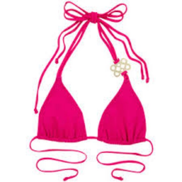 Diane Von Furstenberg Other - Diane von Furstenberg Magenta Love Knot Top M DVF